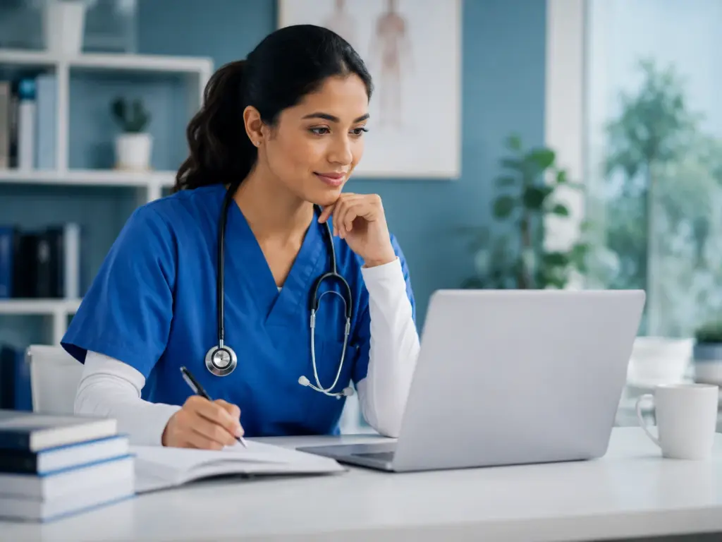enfermera-estudiando escuela-enfermería 2